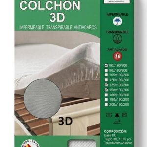 Nombre del Producto: Protector de Colchón 3D (Impermeable y Transpirable) 90CM