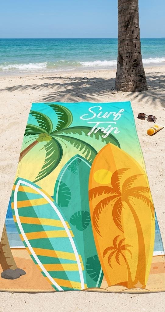 Toalla de Playa de Microfibra 90 x 170 cm