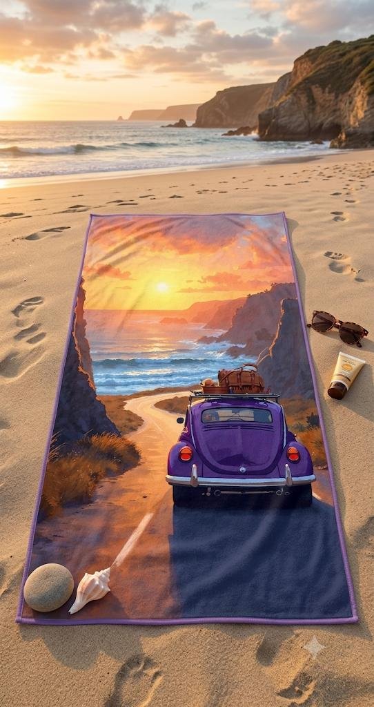 Toalla de Playa de Microfibra 90 x 170 cm