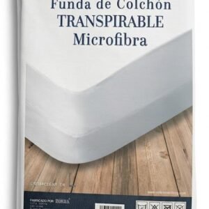 Funda de Colchón con Cremallera Transpirable de Microfibra 135cm