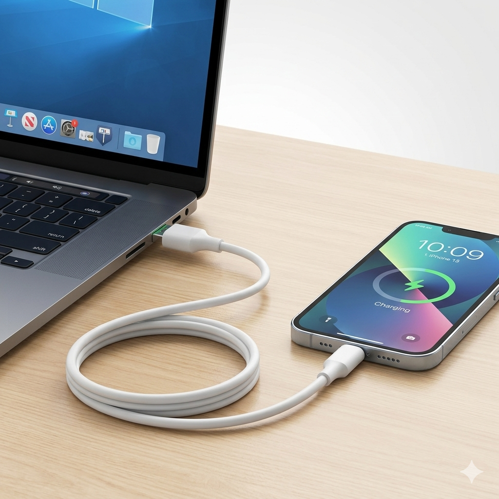 Cable de Datos y Carga Rápida PRITECH | USB a USB-C (120W - 6A)