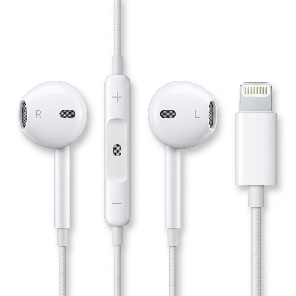Auriculares con Cable y Micrófono para Lightning