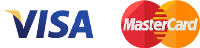 Aceptamos Visa y Mastercard